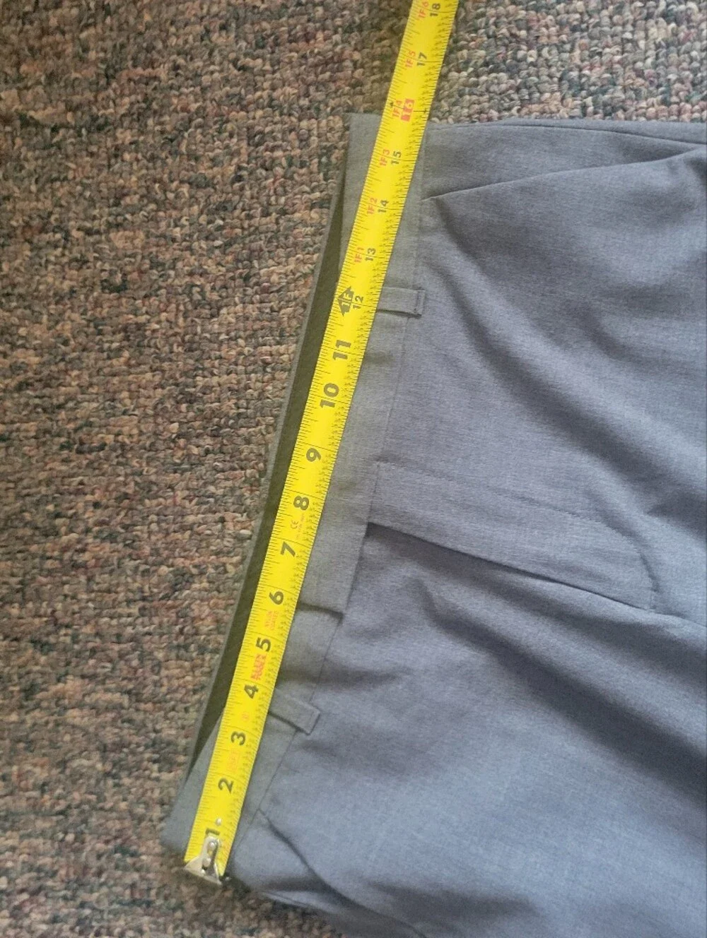 Calvin Klein Boys Gray Dress Pants